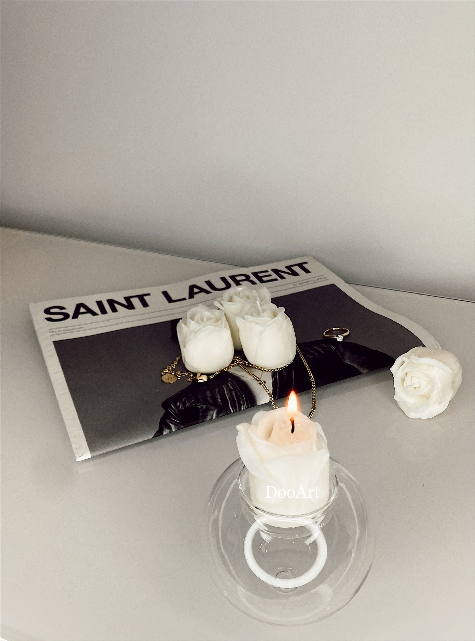 Bloom Flower Candles