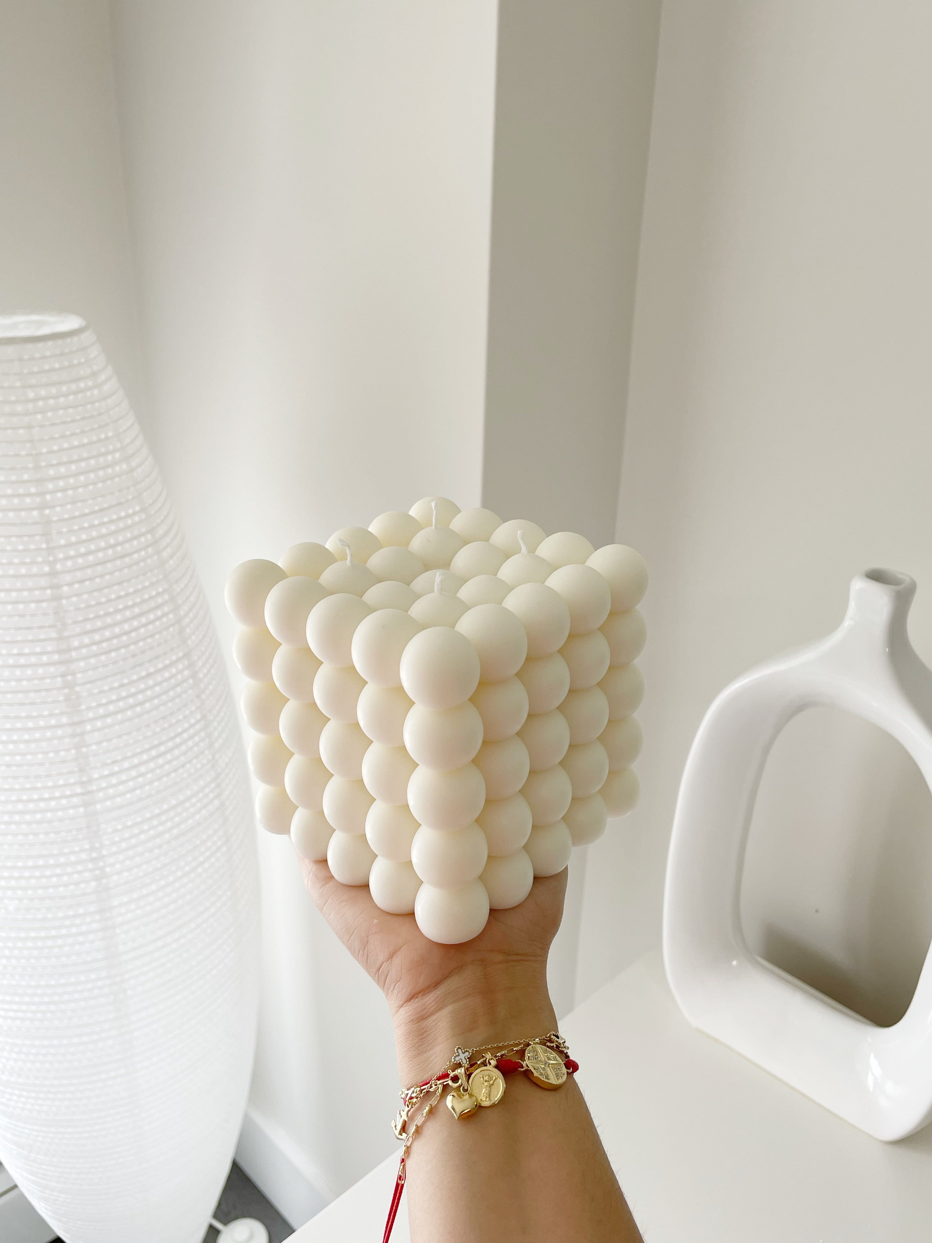 Large Bubble Candle