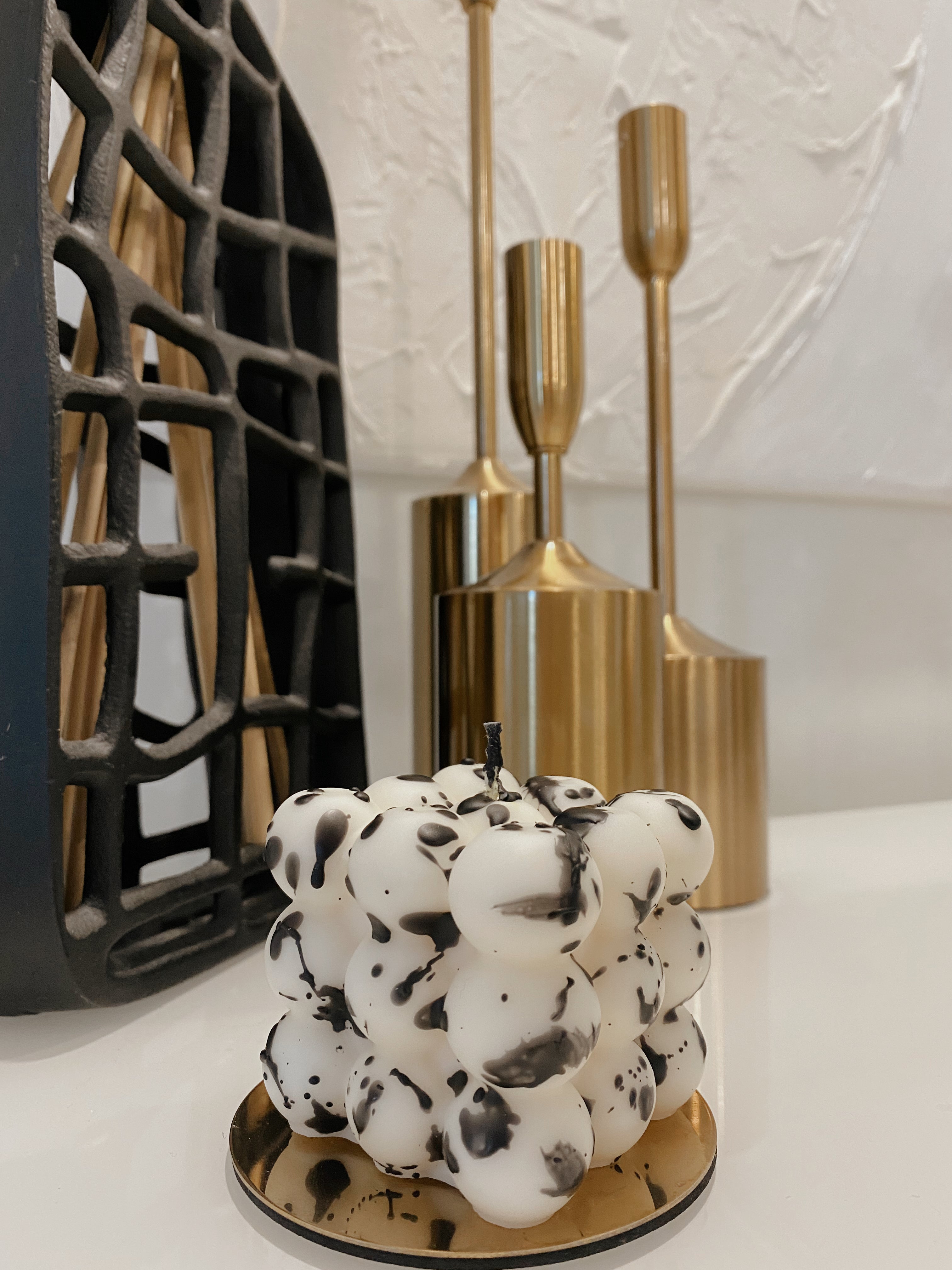 Splashed Bubble Candle