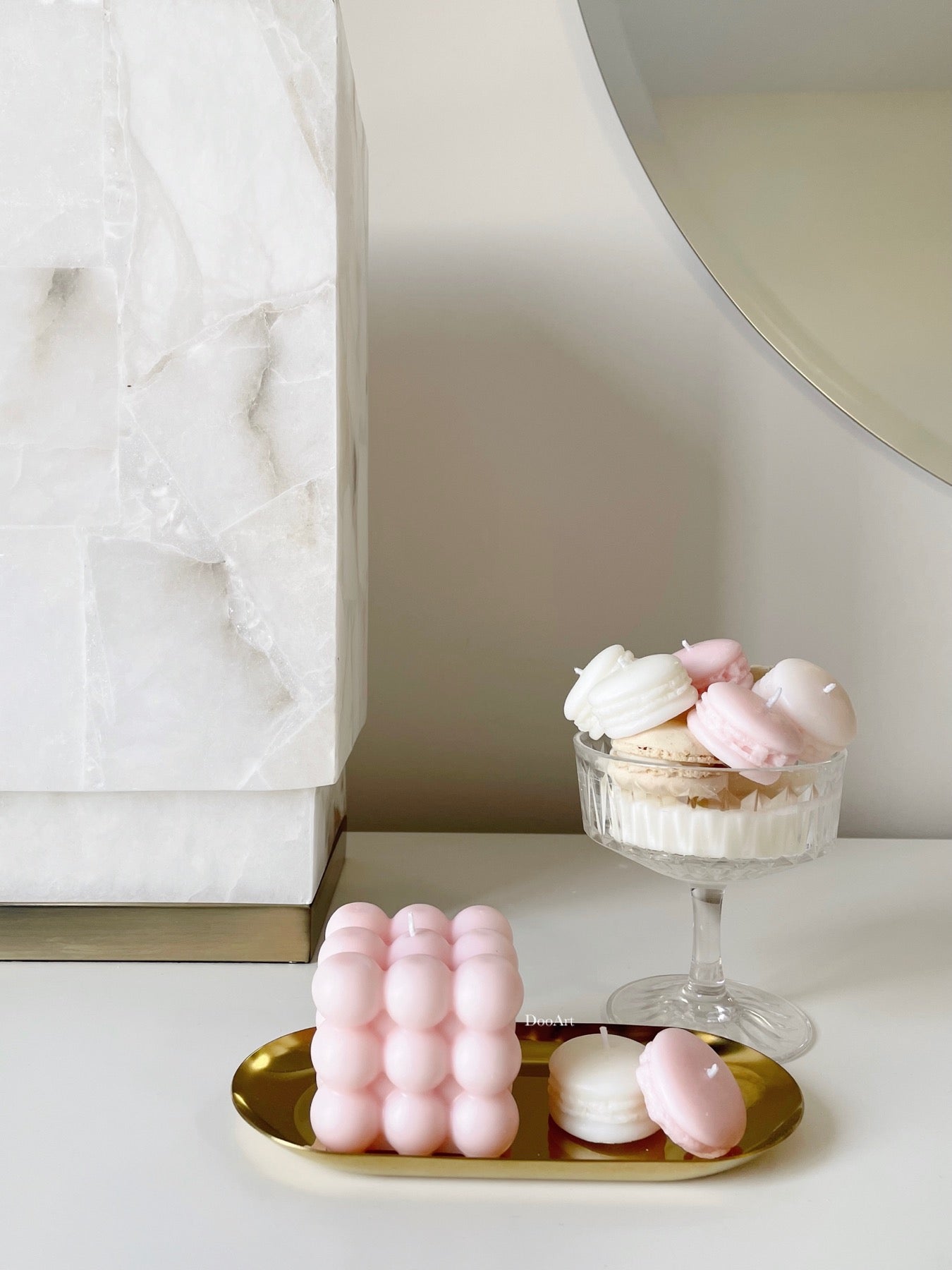 Macaroon Candles