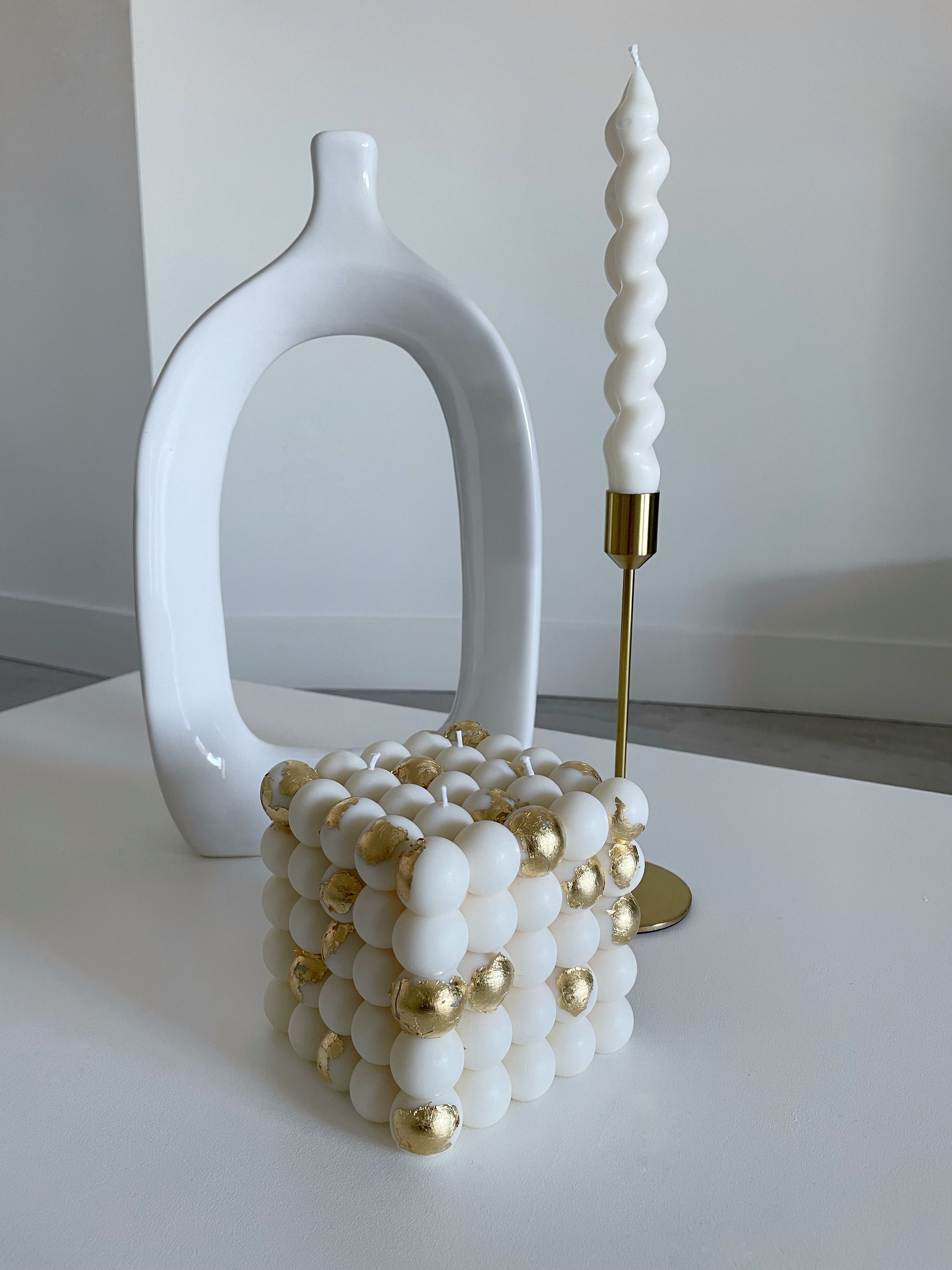 Large Bubble Candle