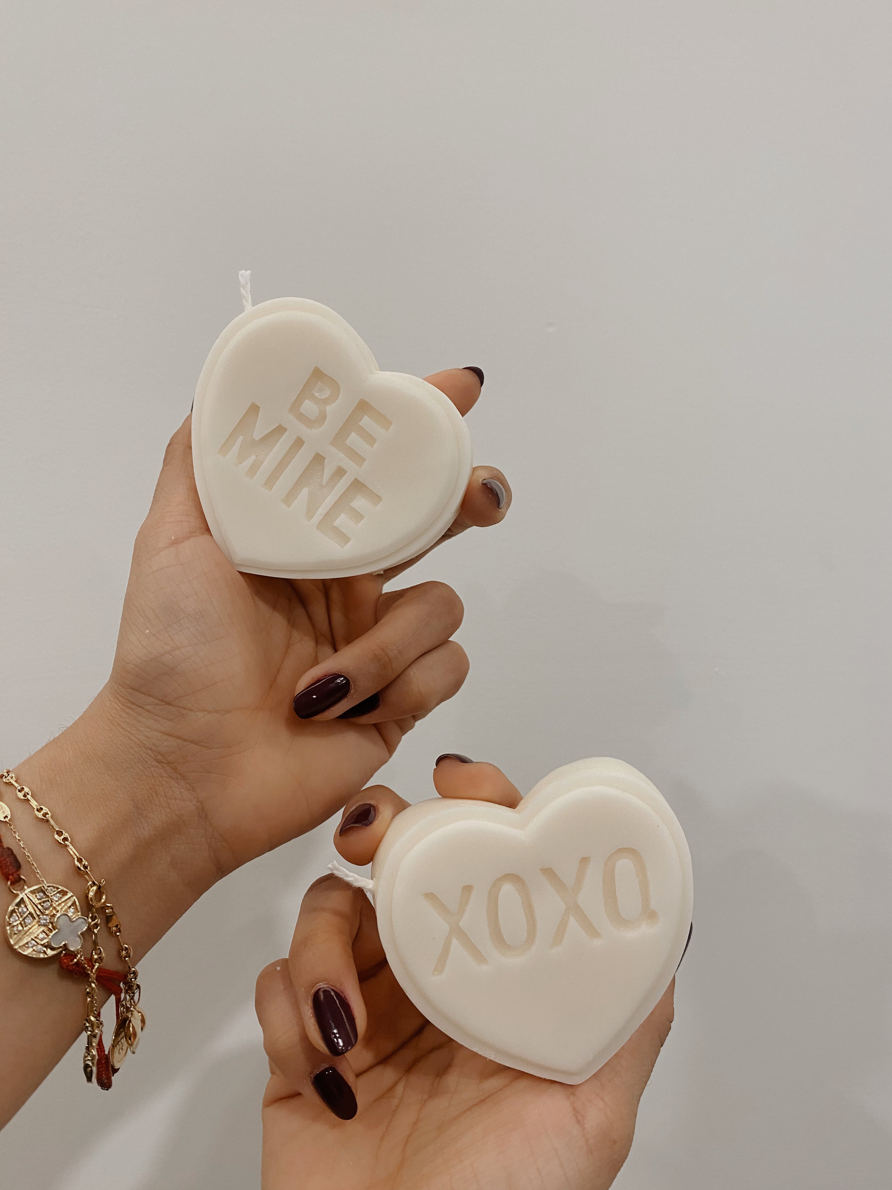 Candy Heart Candle