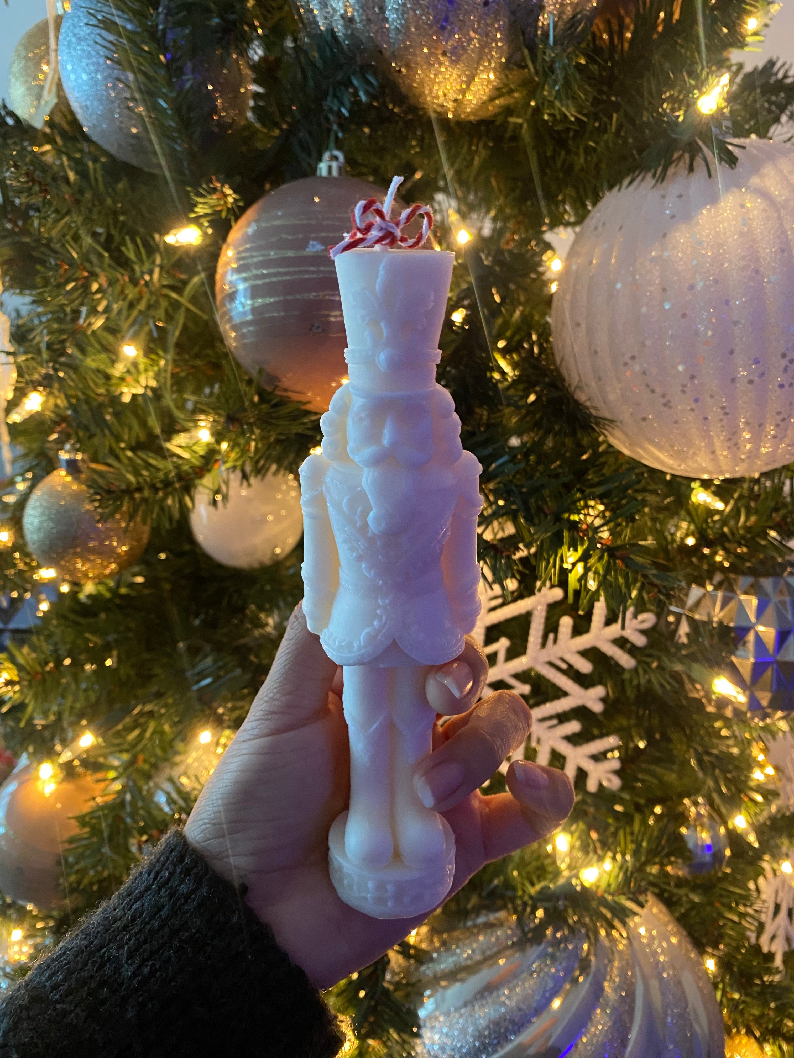 Tall Nut Cracker Candle