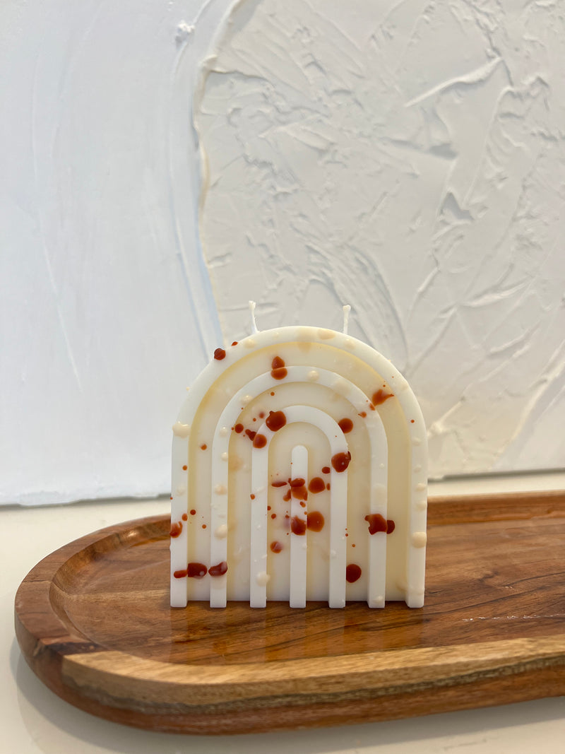 Splashed Lucky Candle